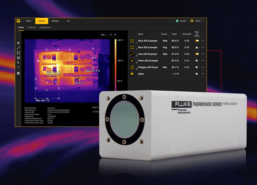 Fluke Process Instruments launches ThermoView TV30 thermal camera